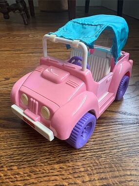 Fisher-Price Loving Family Dollhouse Pink Dream Cruiser Jeep Car